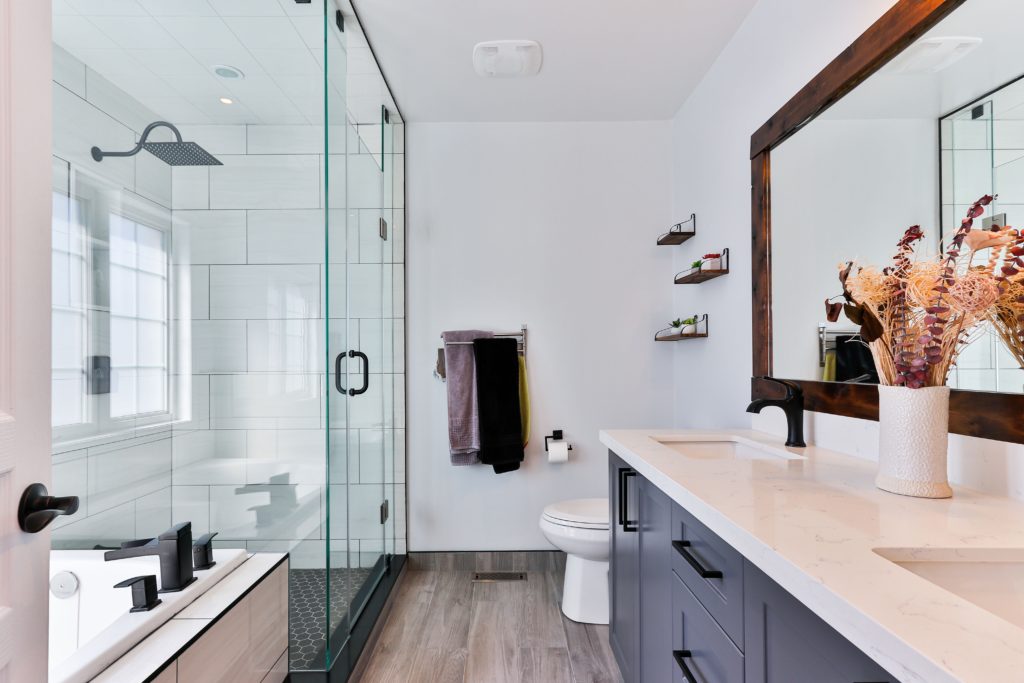 Create a comfortable guest bathroom
