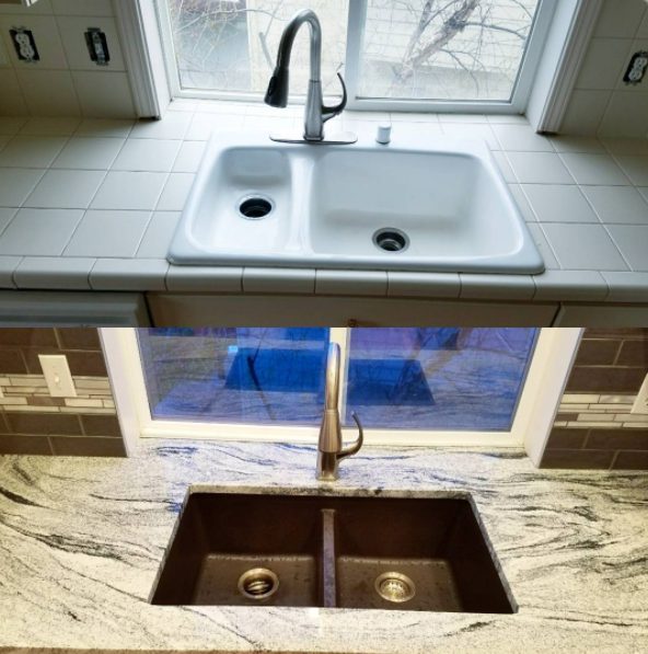 Drop-in vs. undermount sink