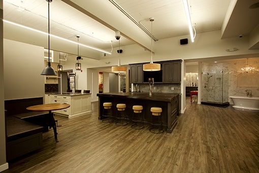 Spacious Showroom of Agentis Kitchen and Bath in Allentown PA